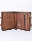 American Darling Briefcase Hand Tooled Genuine Leather Women Bag Western Handbag Purse