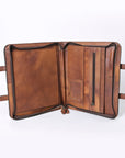 American Darling Briefcase Hand Tooled Genuine Leather Women Bag Western Handbag Purse