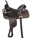 Hilason Horse Trail Pleasure Endurance Synthetic Saddle Brown