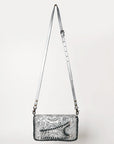 American Darling Clutch Hand Tooled Genuine Leather Women Bag Western Handbag Purse
