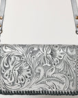 American Darling Clutch Hand Tooled Genuine Leather Women Bag Western Handbag Purse
