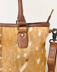 American Darling ADBG1230 Hair-On Genuine Leather Women Bag Western Handbag Purse