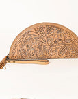 American Darling Clutch Hand Tooled Genuine Leather Women Bag Western Handbag Purse