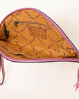 American Darling Clutch Hand Tooled Genuine Leather Women Bag Western Handbag Purse