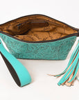 American Darling Hand Tooled Genuine Leather Women Bag Western Handbag Purse