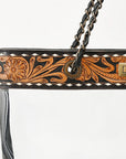 American Darling ADBG1238 Tote Hand Tooled Genuine Leather women bag western handbag purse