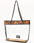 American Darling ADBG1238 Tote Hand Tooled Genuine Leather women bag western handbag purse