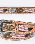 American Darling Beautifully Hand Tooled Genuine American Leather Belt Men and Women