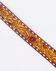 American Darling ADBLF164-L Beautifully Hand Tooled Genuine American Leather Belt Men and Women