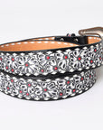 American Darling Beautifully Hand Tooled Genuine American Leather Belt Men and Women