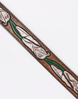 American Darling ADBLF166-L Beautifully Hand Tooled Genuine American Leather Belt Men and Women