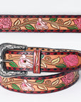 American Darling Beautifully Hand Tooled Genuine American Leather Belt Men and Women