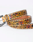 American Darling ADBLF172-M Beautifully Hand Tooled Genuine American Leather Belt Men and Women