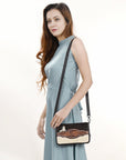 American Darling Cross Body I Hand Tooled Hair-On Genuine Leather Women Bag Western Handbag Purse
