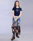 American Darling ADBG1091A Tote Hair-On Genuine Leather women bag western handbag purse