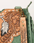 American Darling Hand Tooled Genuine Leather Women Bag Western Handbag Purse