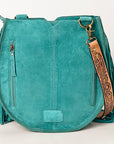 American Darling Hand Tooled Genuine Leather Women Bag Western Handbag Purse