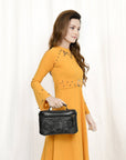 American Darling Jewelry Case Hand Tooled Genuine Leather Women Bag Western Handbag Purse