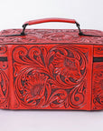 American Darling Jewelry Case Hand Tooled Genuine Leather Women Bag Western Handbag Purse