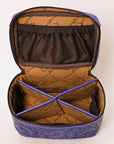 American Darling Jewelry Case Hand Tooled Genuine Leather Women Bag Western Handbag Purse