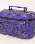 American Darling Jewelry Case Hand Tooled Genuine Leather Women Bag Western Handbag Purse