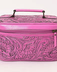 American Darling Jewelry Case Hand Tooled Genuine Leather Women Bag Western Handbag Purse