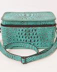 American Darling ADBG1252 Crocodile Embossed Genuine Leather Women Bag Western Handbag Purse