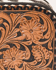 American Darling ADBG1255 Hand Tooled Hair-On Genuine Leather Women Bag Western Handbag Purse