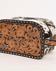 American Darling ADBG1255 Hand Tooled Hair-On Genuine Leather Women Bag Western Handbag Purse