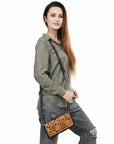 Wallet Hand Tooled Genuine Leather women bag western handbag purse