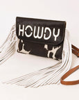 American Darling ADBG1282 Hair-On Genuine Leather Women Bag Western Handbag Purse