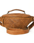 Never Mind Nmbgm148A Fanny Pack Vintage Handmade Genuine Cowhide Leather Women Bag Western Handbag Purse
