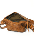 Never Mind Nmbgm148A Fanny Pack Vintage Handmade Genuine Cowhide Leather Women Bag Western Handbag Purse