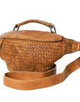 Never Mind Nmbgm148A Fanny Pack Vintage Handmade Genuine Cowhide Leather Women Bag Western Handbag Purse
