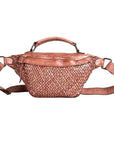 Never Mind Nmbgm148B Fanny Pack Vintage Handmade Genuine Cowhide Leather Women Bag Western Handbag Purse