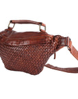 Never Mind Nmbgm148E Fanny Pack Vintage Handmade Genuine Cowhide Leather Women Bag Western Handbag Purse