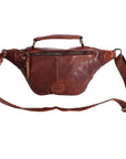 Never Mind Nmbgm148E Fanny Pack Vintage Handmade Genuine Cowhide Leather Women Bag Western Handbag Purse