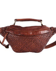 Never Mind Nmbgm148E Fanny Pack Vintage Handmade Genuine Cowhide Leather Women Bag Western Handbag Purse