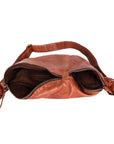 Never Mind Nmbgm153 Fanny Pack Vintage Handmade Genuine Cowhide Leather Women Bag Western Handbag Purse