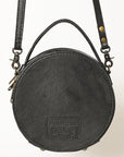 American Darling Canteen Hand Tooled Genuine Leather Women Bag Western Handbag Purse