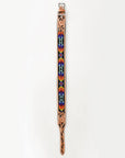 Hilason Western Style Heavy Duty Beaded American Leather Pet Dog Collar