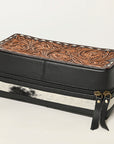 American Darling Hand Tooled Hair On Genuine Leather Women Bag Western Handbag Purse