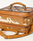 ADBGA454A American Darling Hand Tooled Hair On Genuine Leather Women Bag Western Handbag Purse