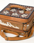 ADBGA454A American Darling Hand Tooled Hair On Genuine Leather Women Bag Western Handbag Purse