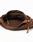 Never Mind NMBGM161A Hobo Vintage Handmade Genuine Cowhide Leather Women Bag Western Handbag Purse