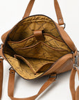 American Darling Briefcase Genuine Leather Women Bag Western Handbag Purse