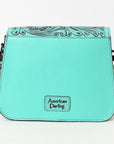 American Darling Hand Tooled Genuine Leather Women Bag Western Handbag Purse