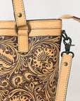 American Darling Hand Tooled Genuine Leather Women Bag Western Handbag Purse