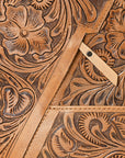 Ohlay Bags Backpack Hand Tooled Genuine Leather