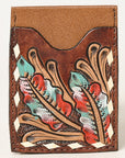 OHLAY OHCCG102A Card-Holder Hand Tooled Genuine Leather women bag western handbag purse